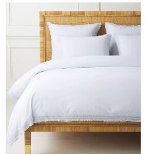 Serena & Lily Solana Percale Duvet Cover